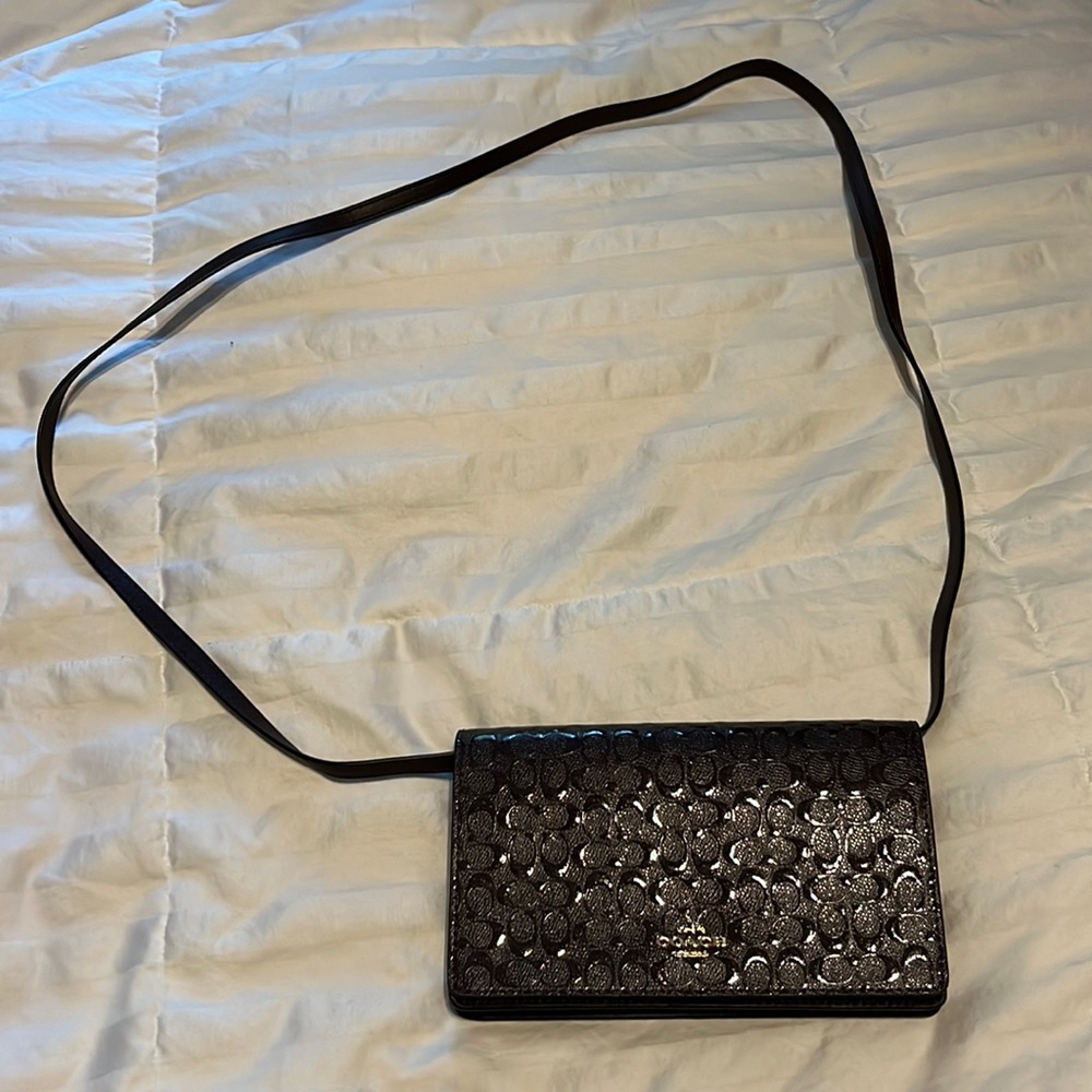 *Purple* Coach Sparkle Clutch Bag
